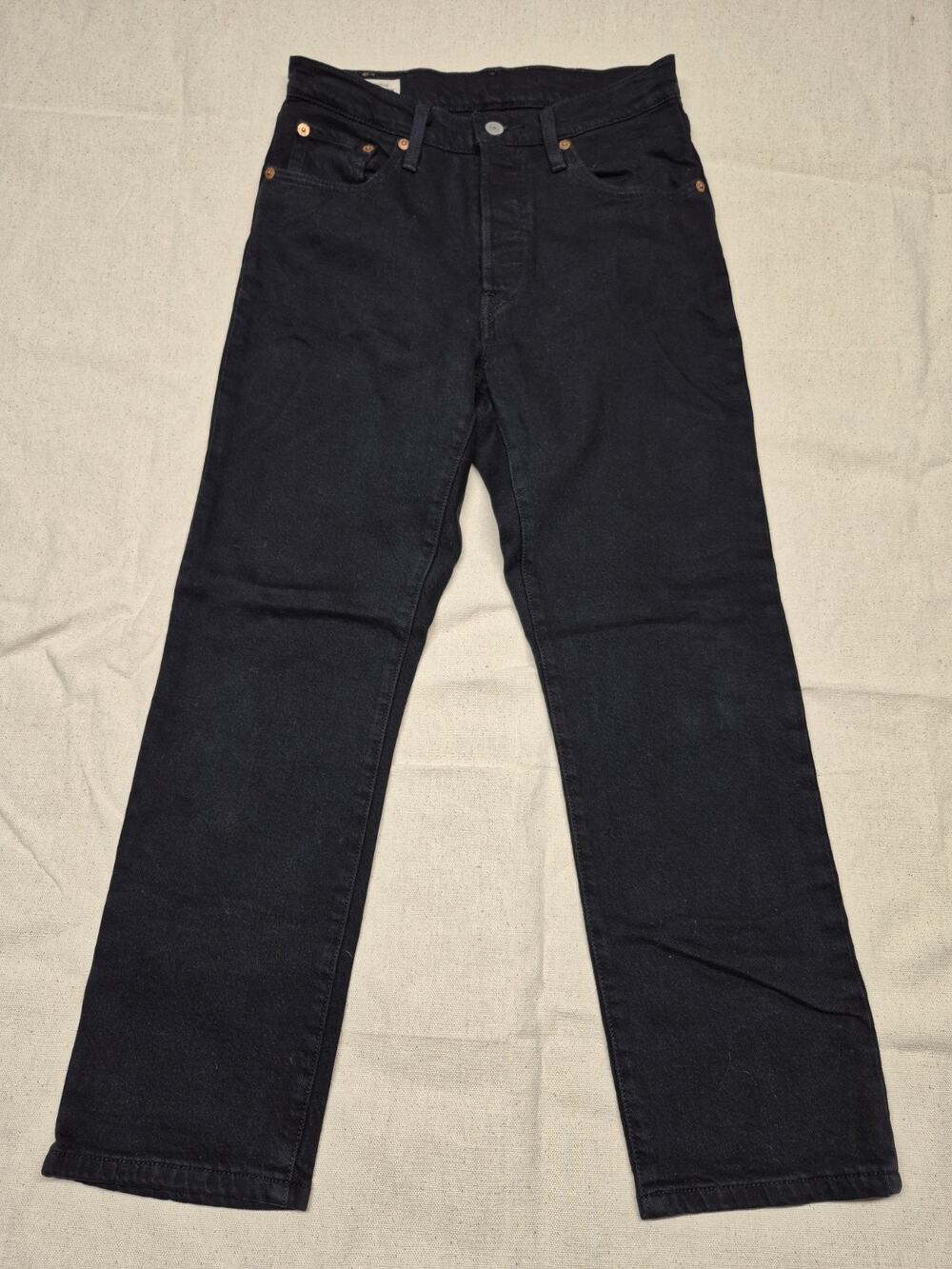 Levi’s 501 Vintage Made in USA Jeans Women's 25 Denim High Rise Button Fly Black